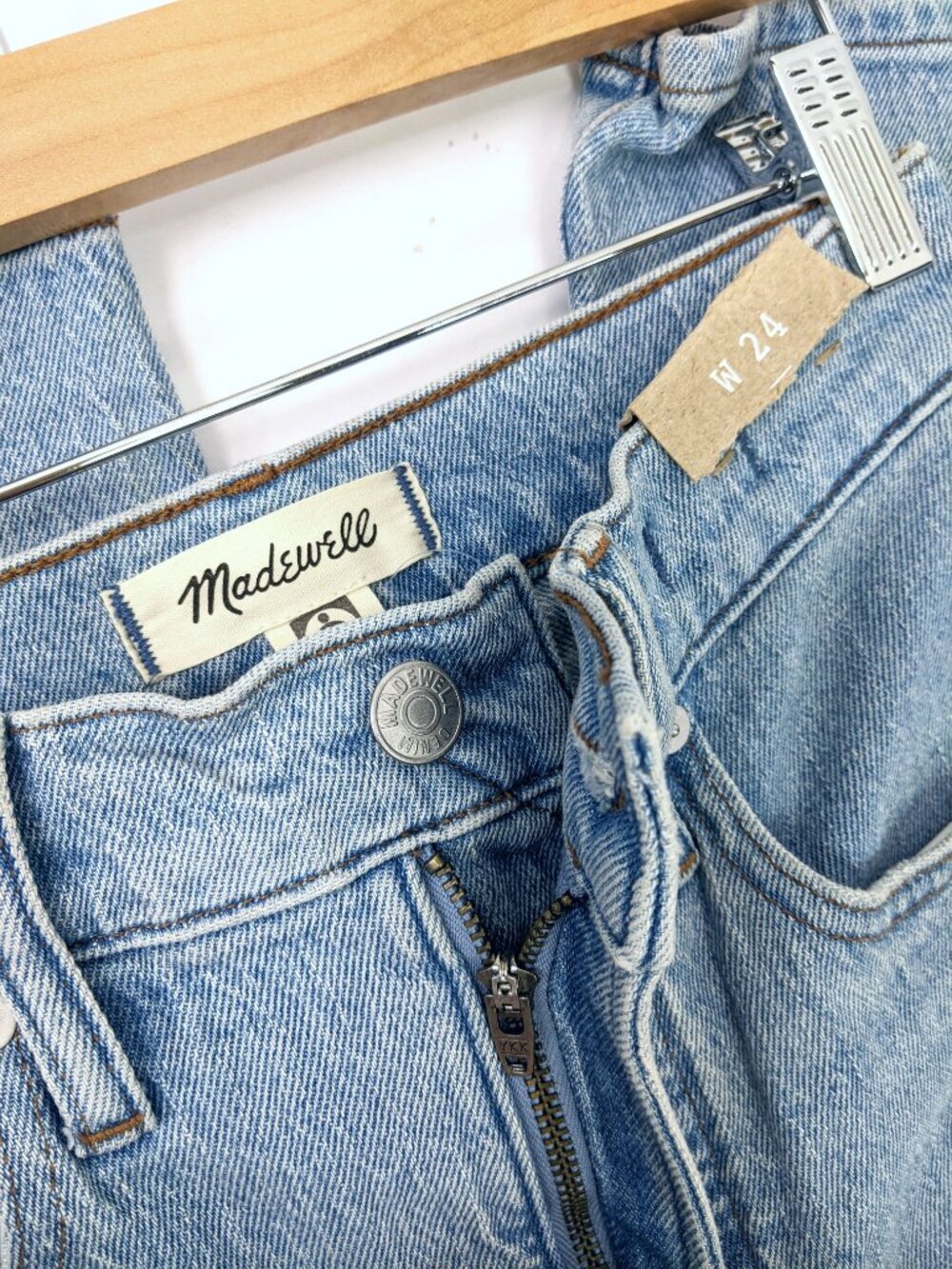 Madewell Womens The Perfect Vintage Jean High Rise Distressed Jeans Size 24 - Picture 5 of 8